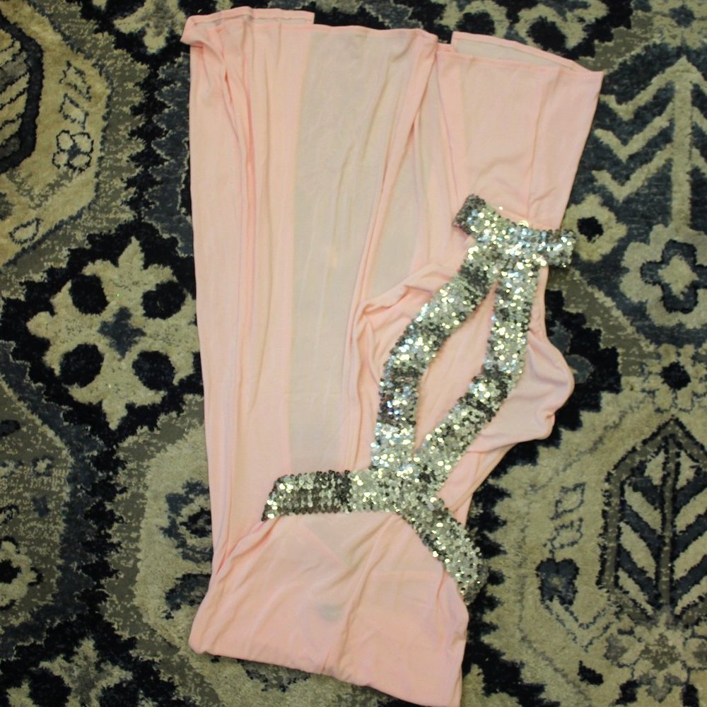 sexy dress with stretch sequin detail